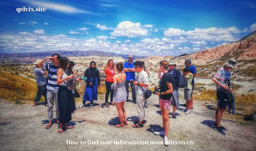 How to find tour information most effectively