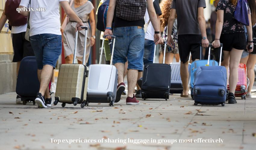 Top experiences of sharing luggage in groups most effectively